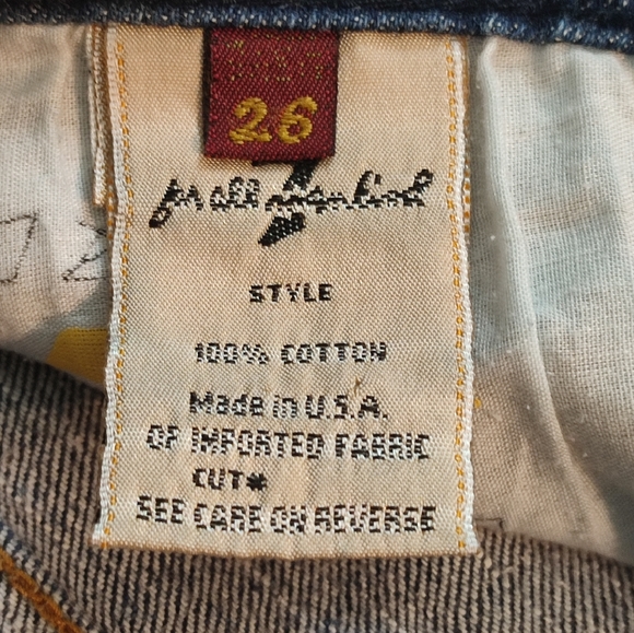 7 for all mankind size 26 flare legged jeans, 100% cotton. - Picture 6 of 9